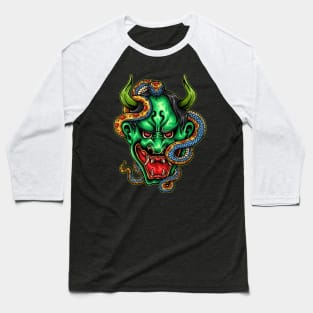 Horror face Baseball T-Shirt